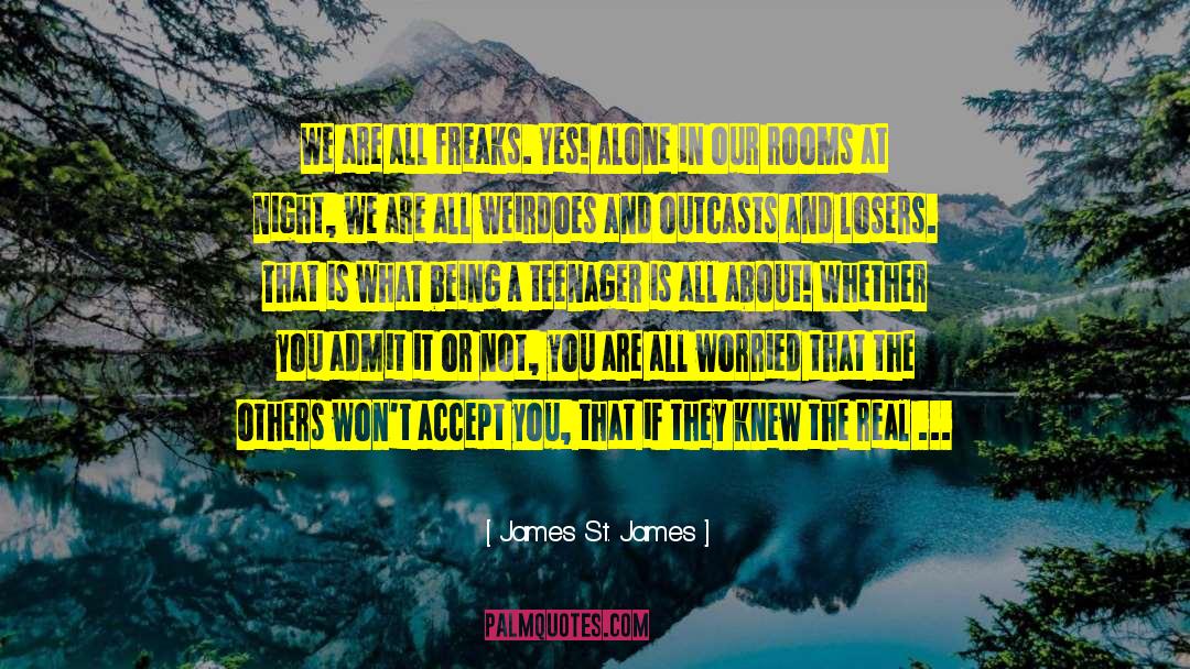 Outcasts quotes by James St. James