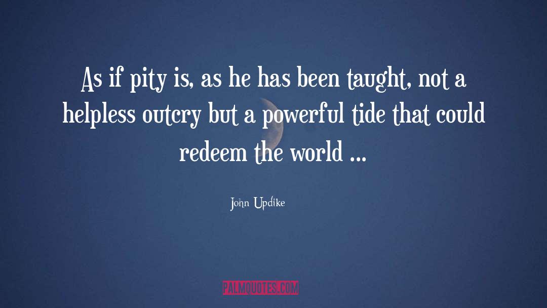 Outcry quotes by John Updike