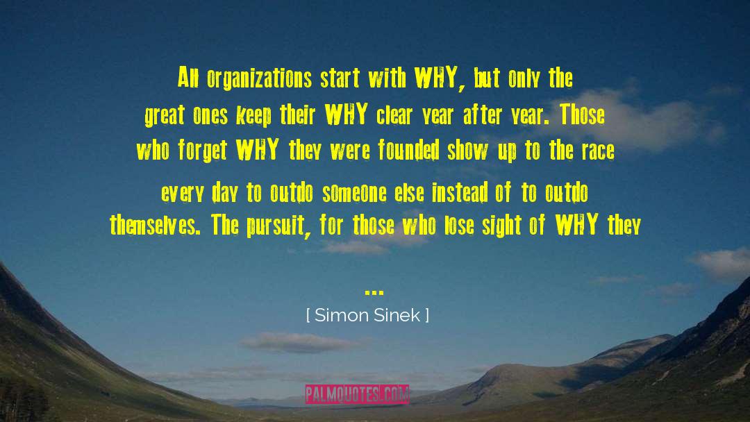 Outdo quotes by Simon Sinek