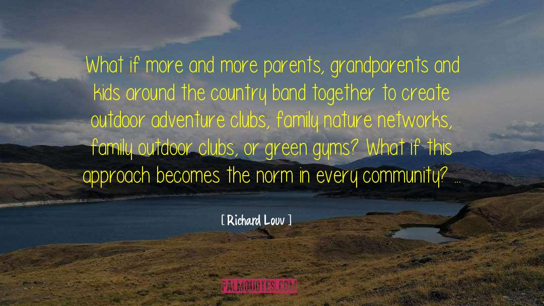 Outdoor Adventure quotes by Richard Louv