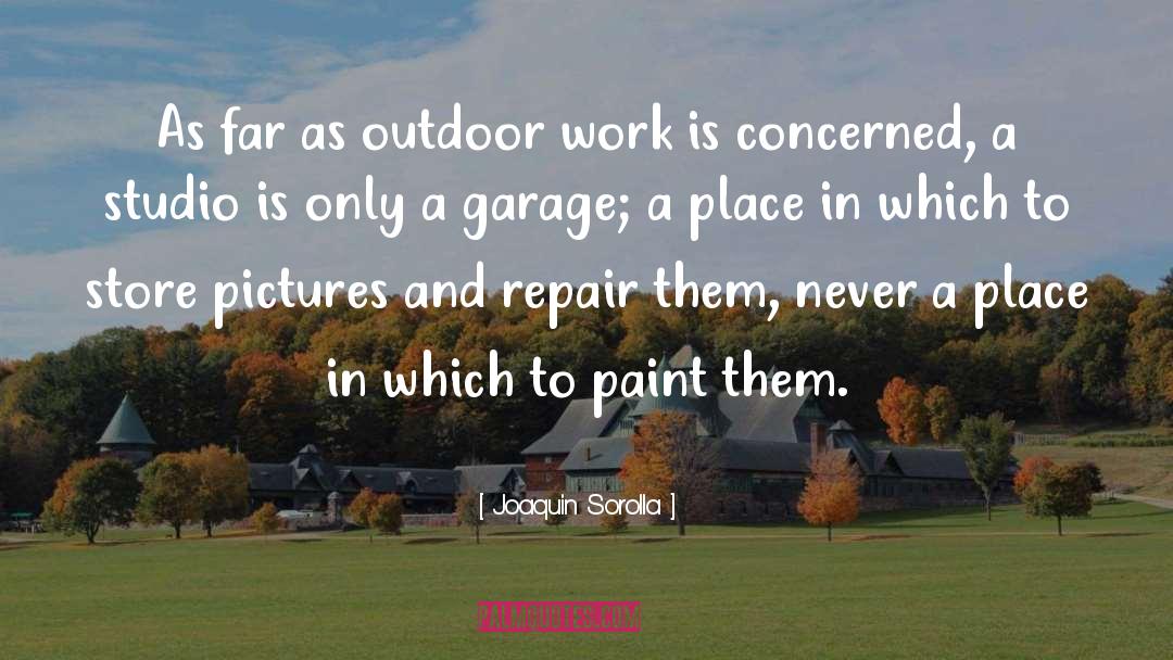 Outdoor quotes by Joaquin Sorolla