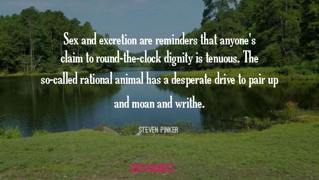 Outdoor Sex quotes by Steven Pinker