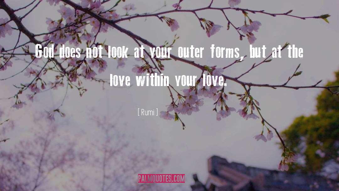 Outer quotes by Rumi