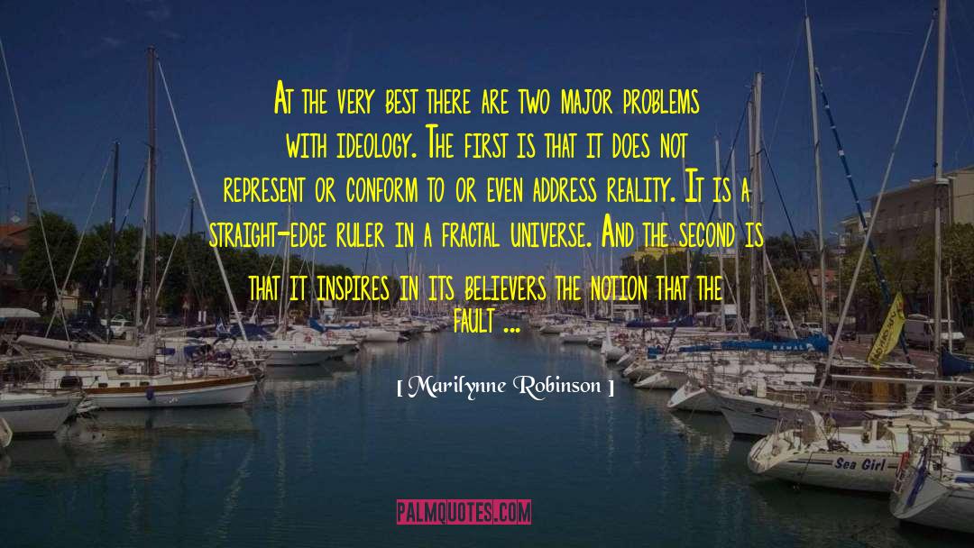 Outer Reality quotes by Marilynne Robinson