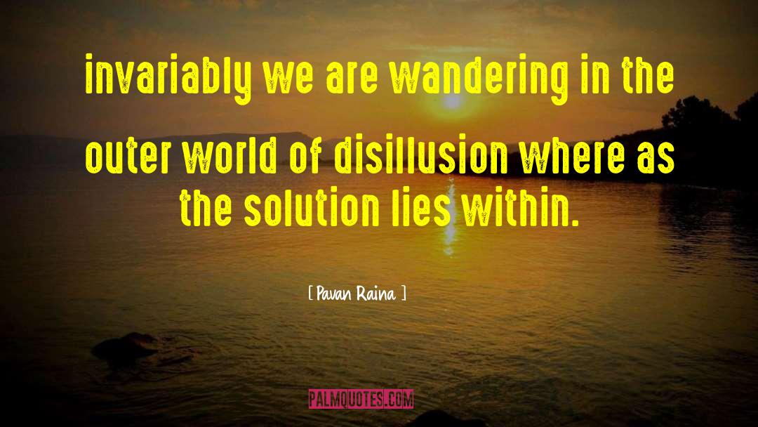 Outer World quotes by Pavan Raina