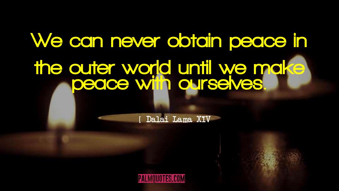 Outer World quotes by Dalai Lama XIV