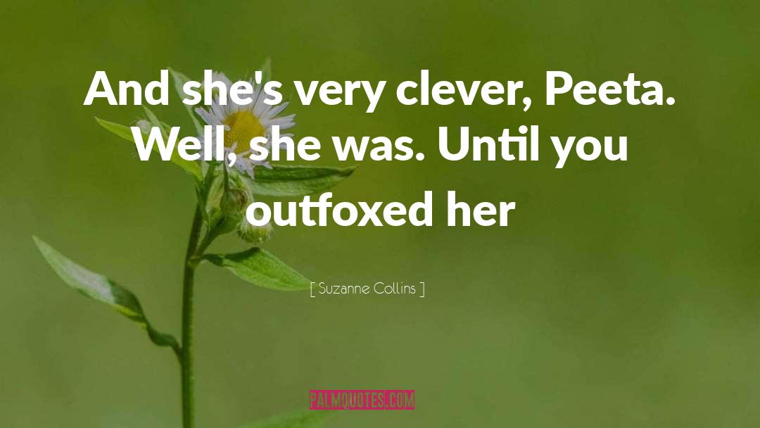 Outfoxed quotes by Suzanne Collins