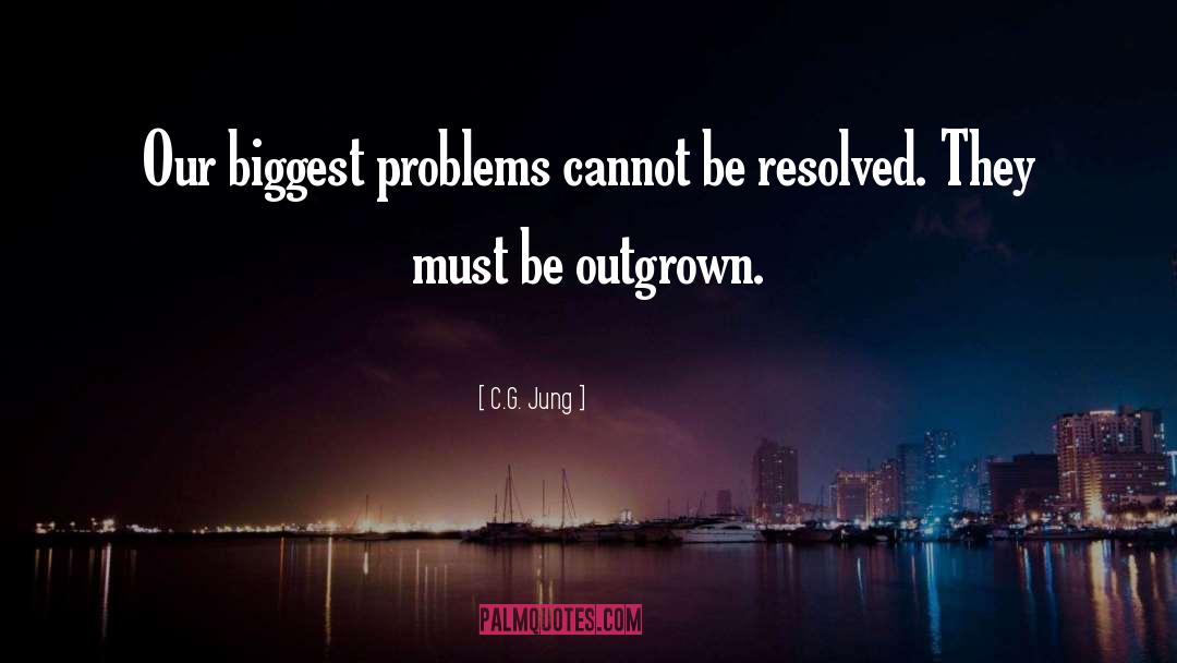 Outgrow quotes by C.G. Jung