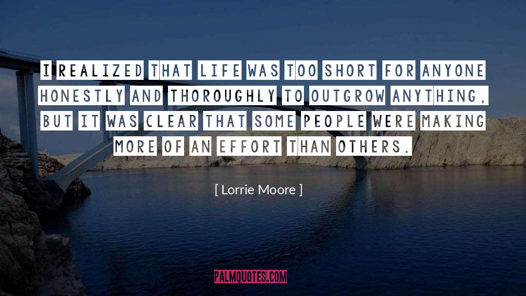 Outgrow quotes by Lorrie Moore