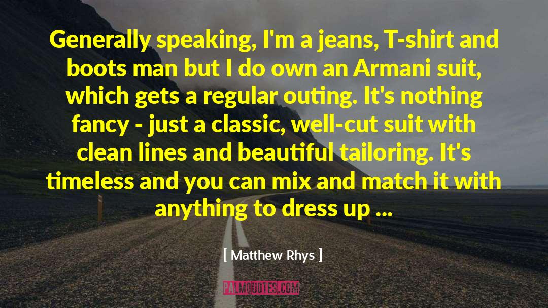 Outing quotes by Matthew Rhys