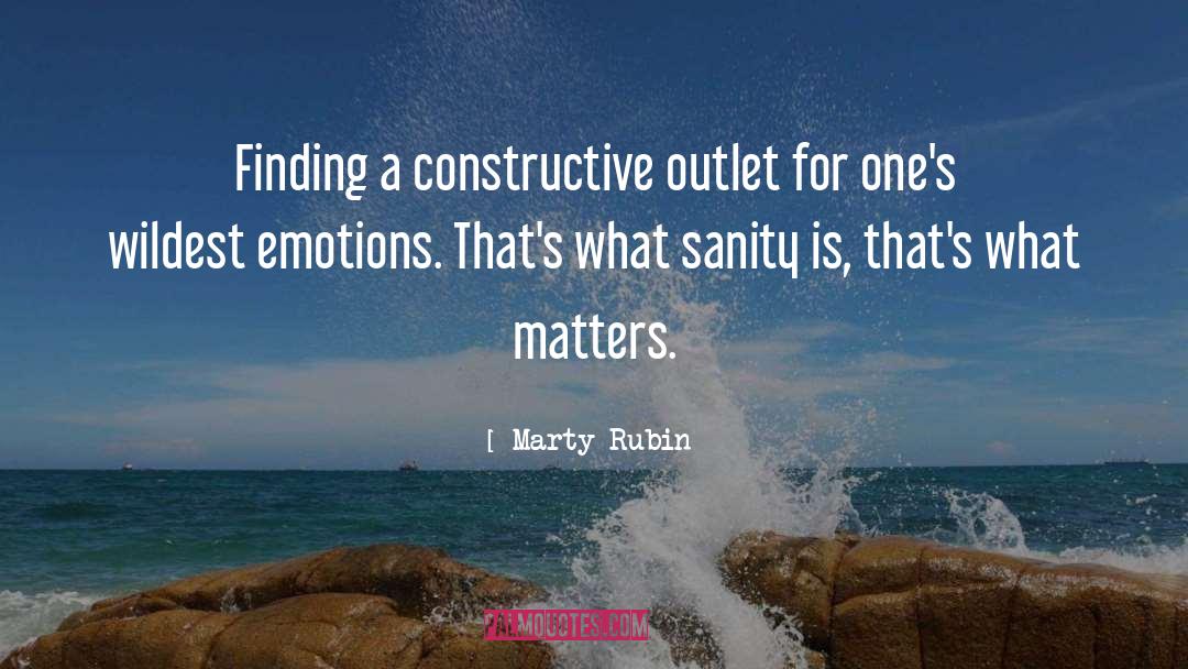 Outlet quotes by Marty Rubin