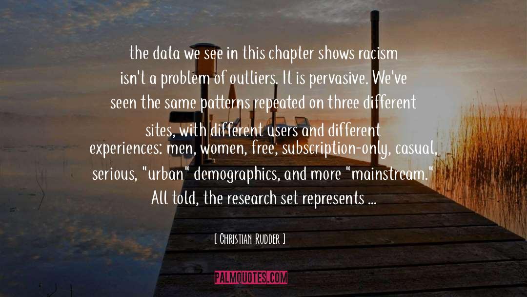 Outliers quotes by Christian Rudder