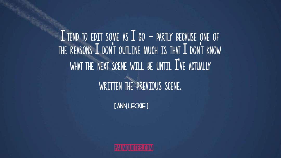 Outline quotes by Ann Leckie