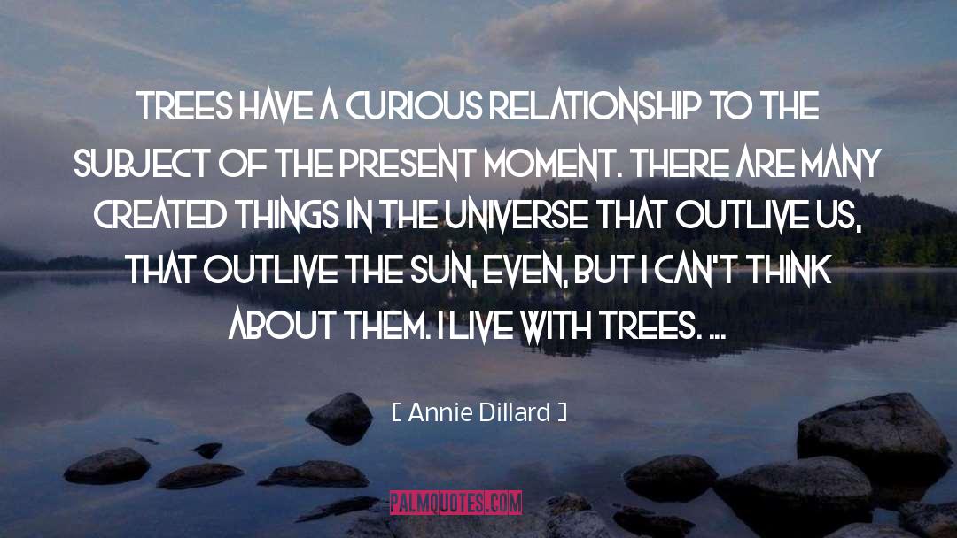 Outlive quotes by Annie Dillard