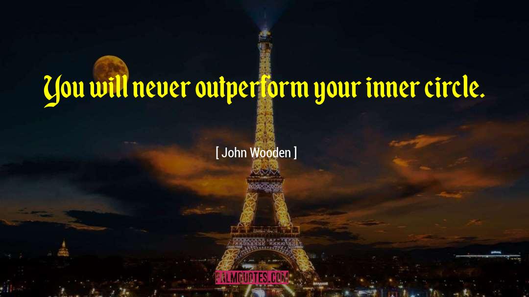 Outperform Yourself quotes by John Wooden