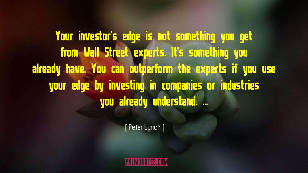 Outperform Yourself quotes by Peter Lynch