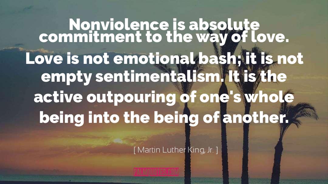 Outpouring quotes by Martin Luther King, Jr.