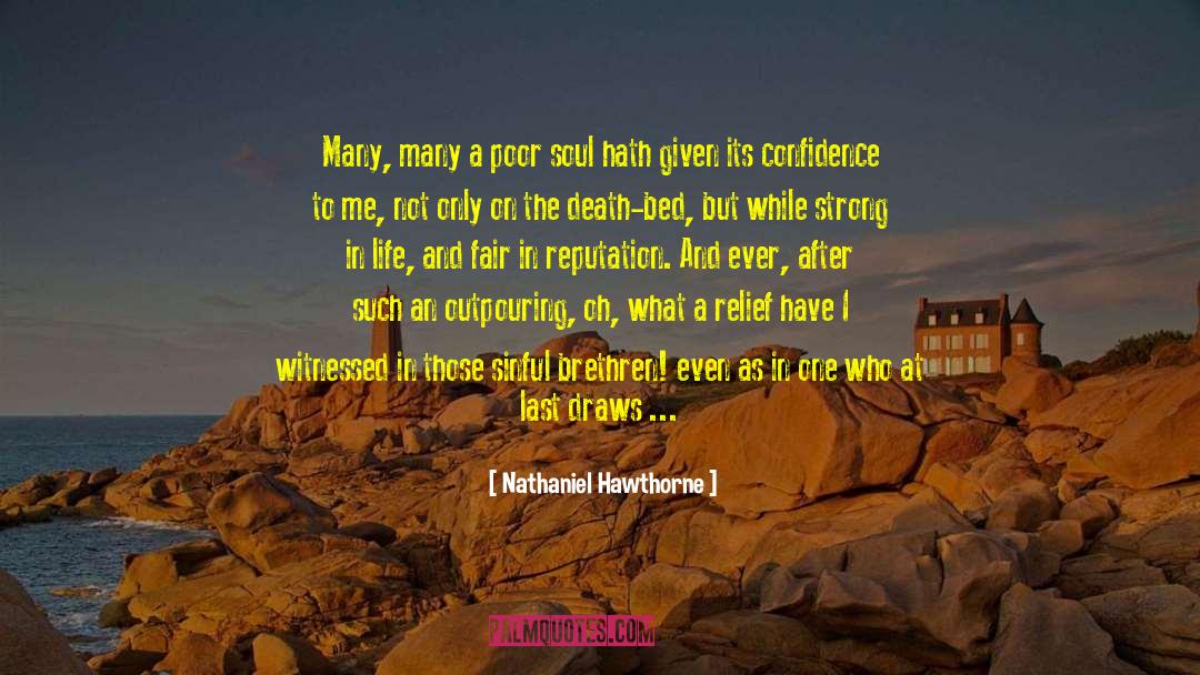 Outpouring quotes by Nathaniel Hawthorne