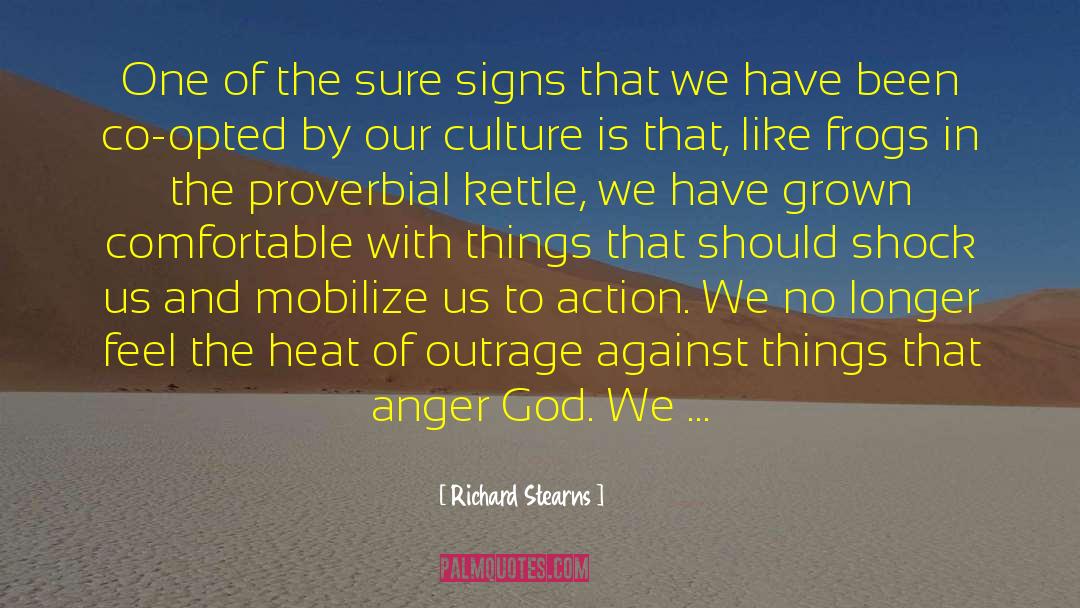 Outrage quotes by Richard Stearns