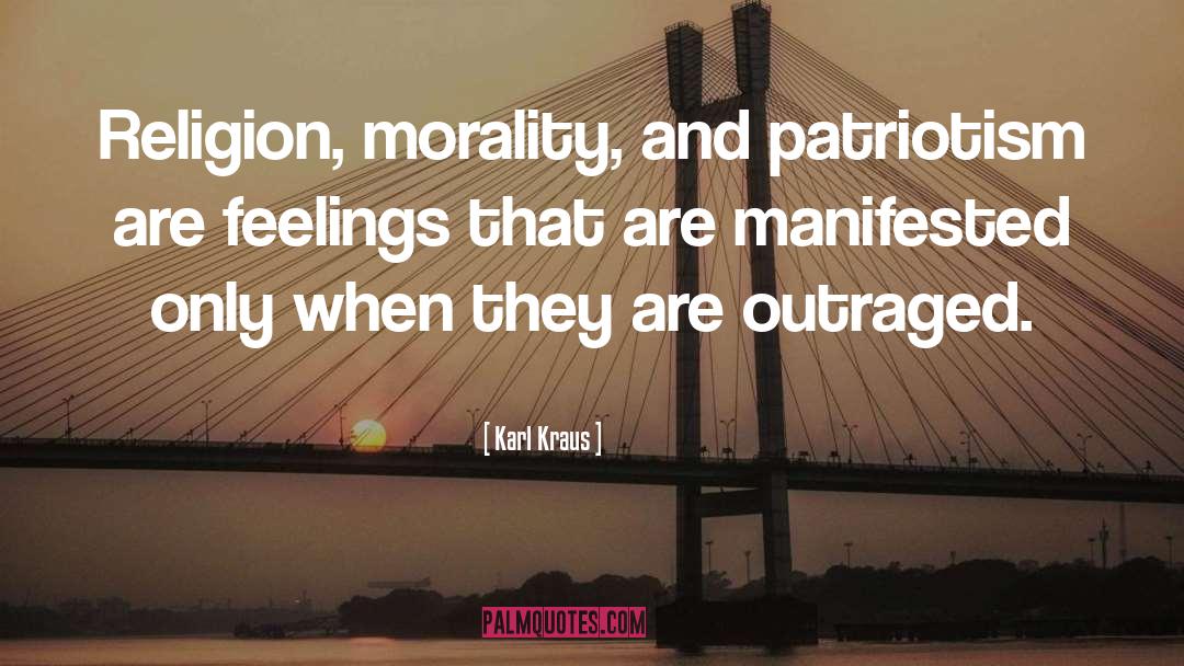 Outraged quotes by Karl Kraus