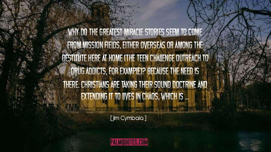 Outreach quotes by Jim Cymbala