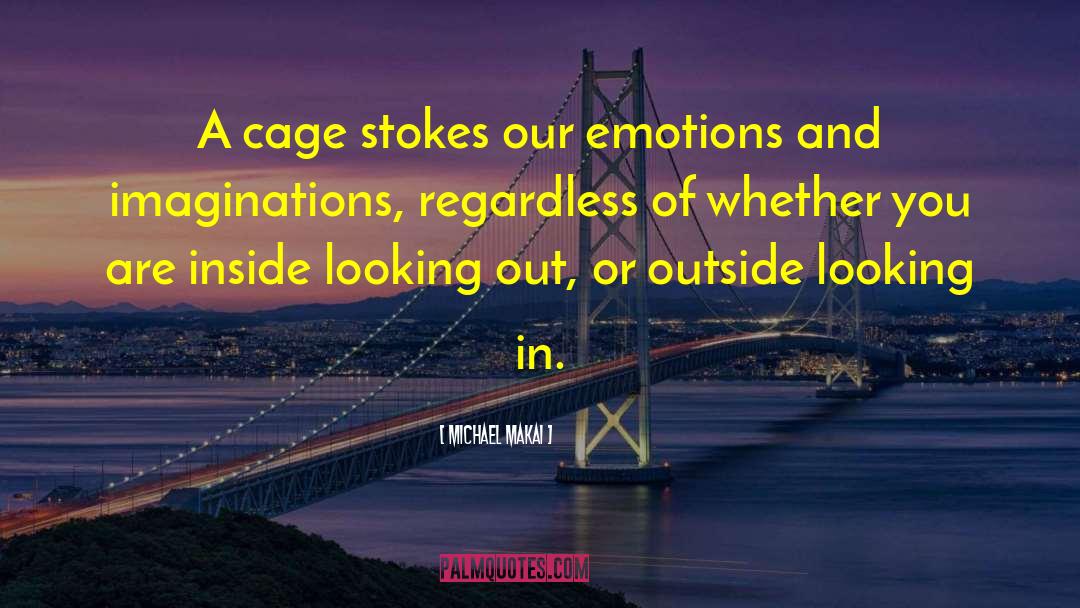 Outside Looking In quotes by Michael Makai