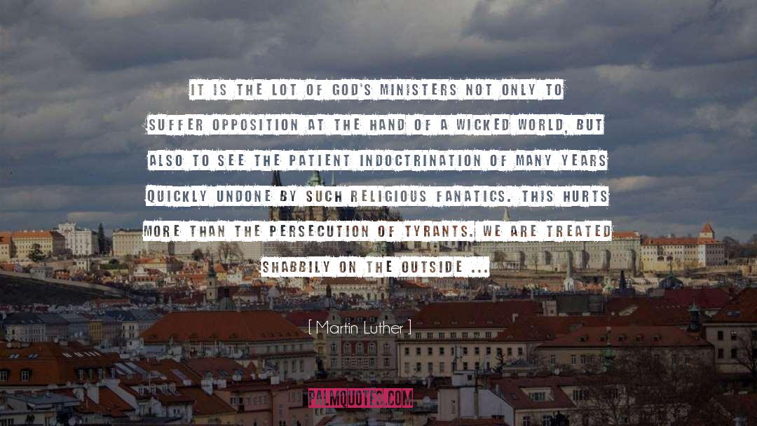 Outside quotes by Martin Luther