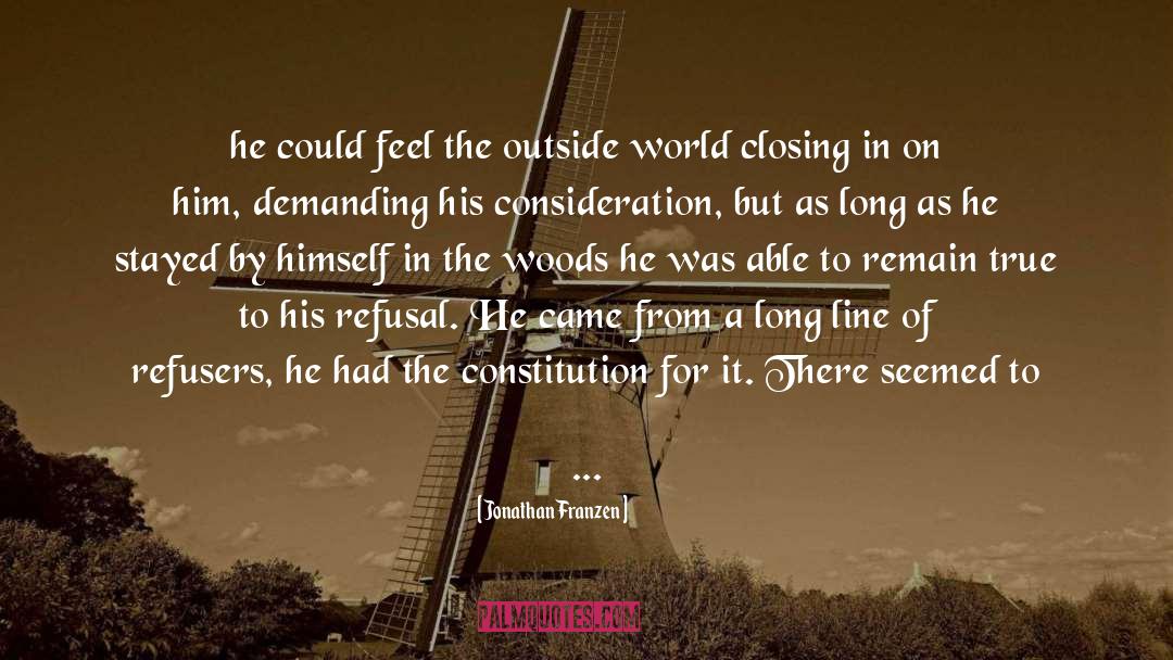 Outside World quotes by Jonathan Franzen