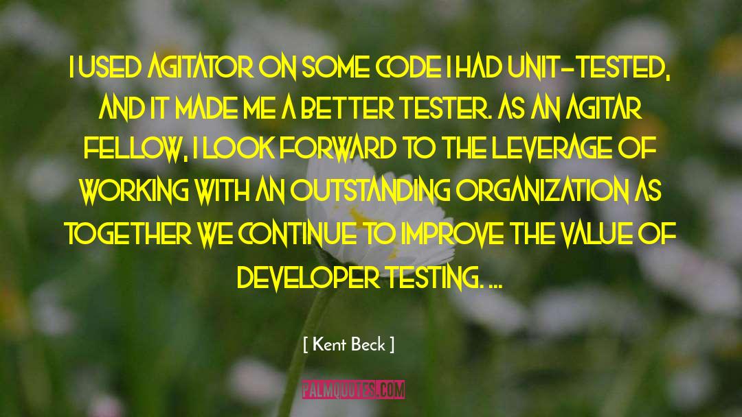 Outstanding Leaders quotes by Kent Beck