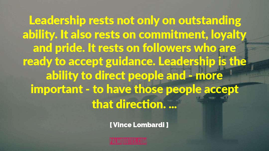 Outstanding quotes by Vince Lombardi