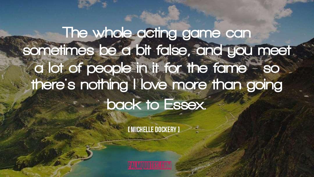 Outthink Essex quotes by Michelle Dockery