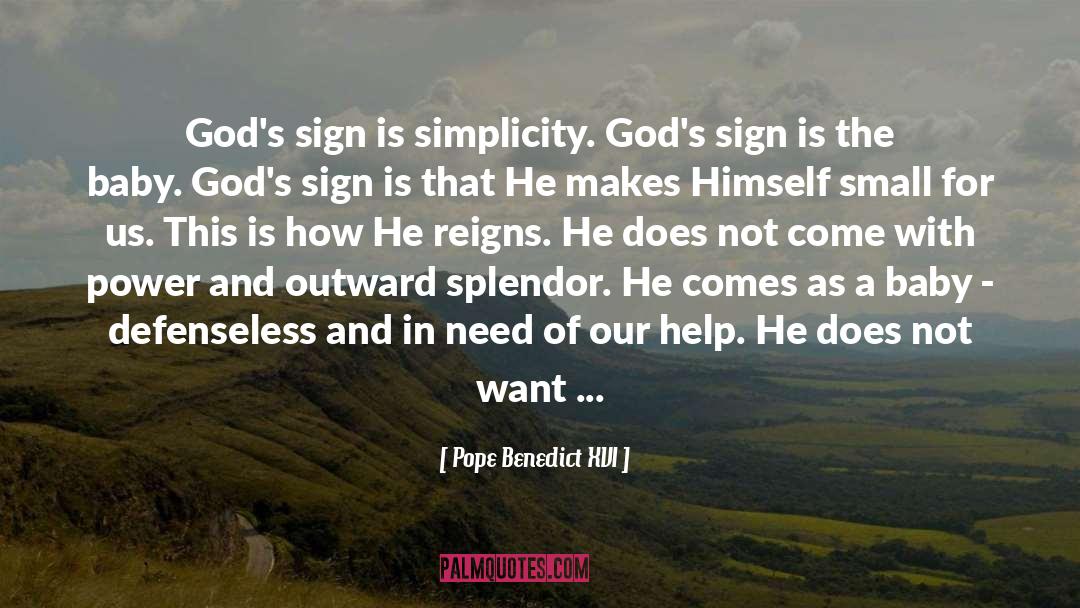 Outward Appearances quotes by Pope Benedict XVI