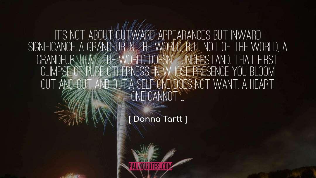 Outward Appearances quotes by Donna Tartt