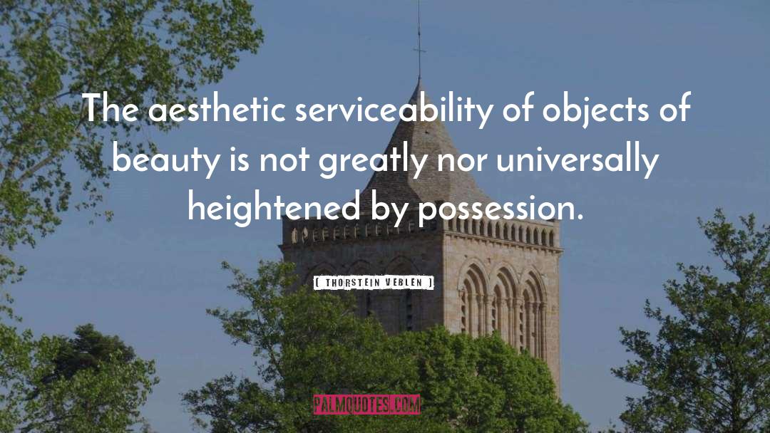 Outward Beauty quotes by Thorstein Veblen