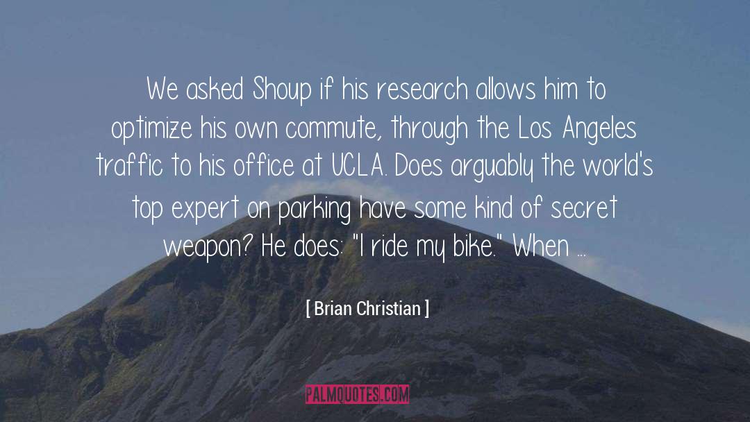 Outwrite Ucla quotes by Brian Christian