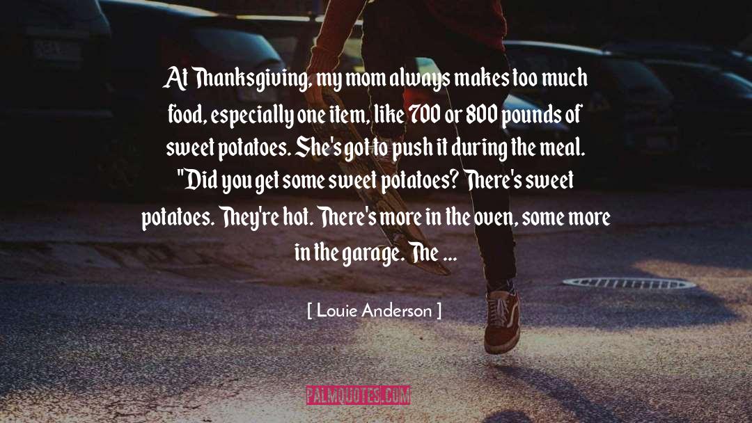Oven quotes by Louie Anderson