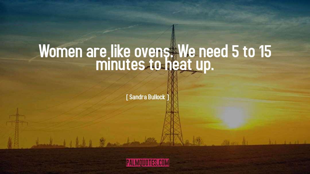 Ovens quotes by Sandra Bullock