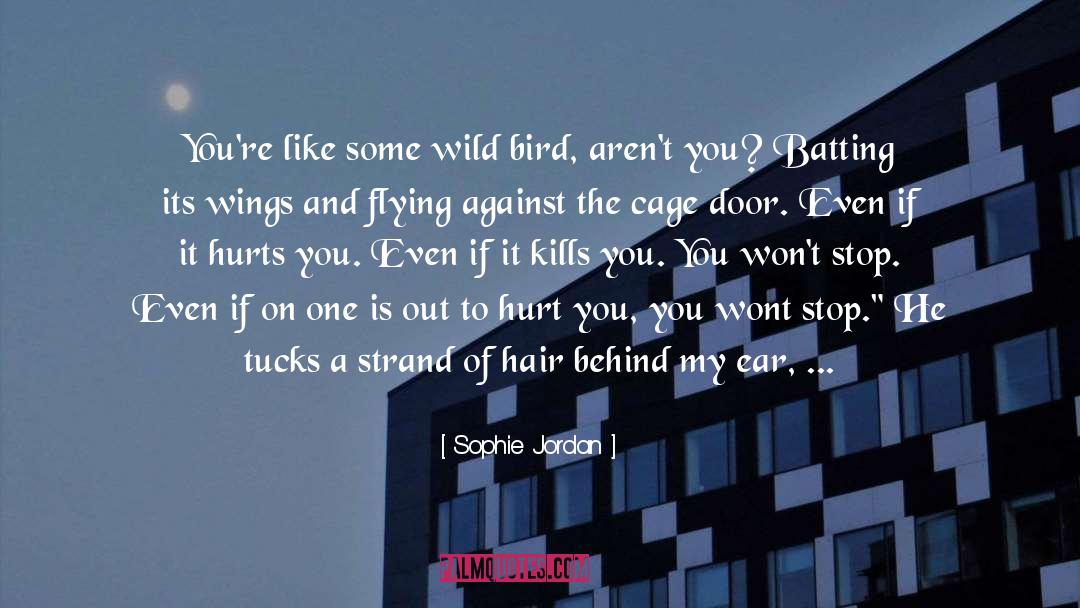 Over Care Hurts quotes by Sophie Jordan