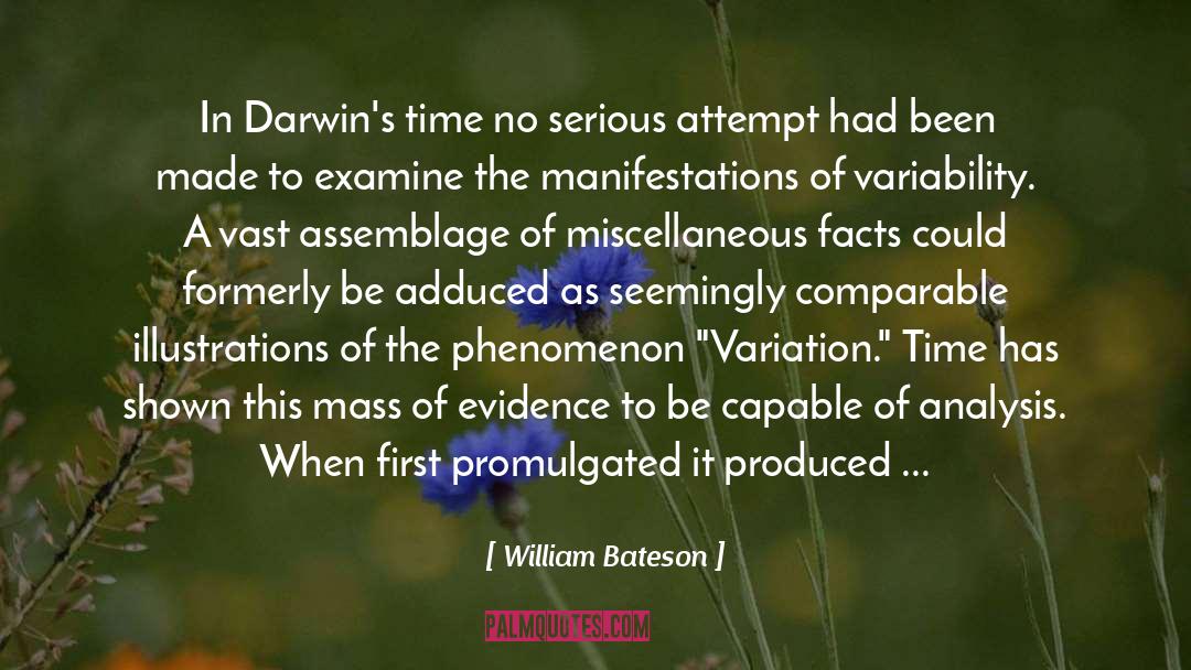 Over Cautious quotes by William Bateson