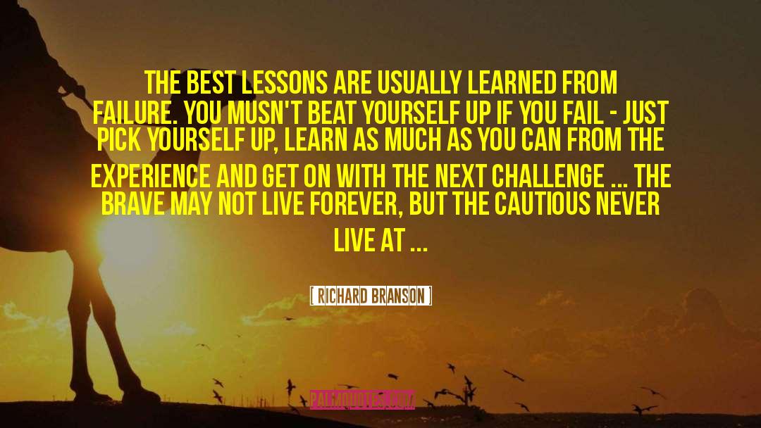 Over Cautious quotes by Richard Branson