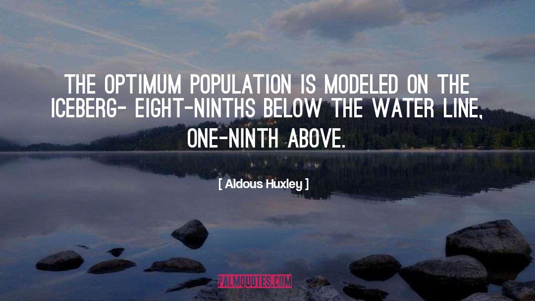Over Population quotes by Aldous Huxley