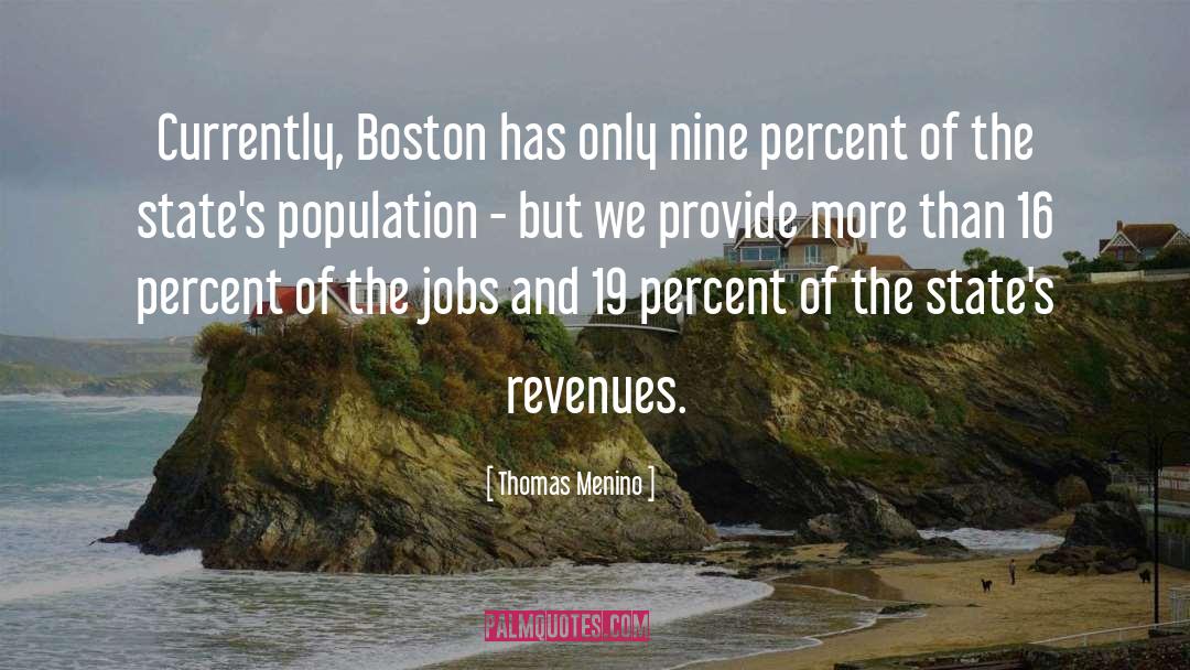 Over Population quotes by Thomas Menino
