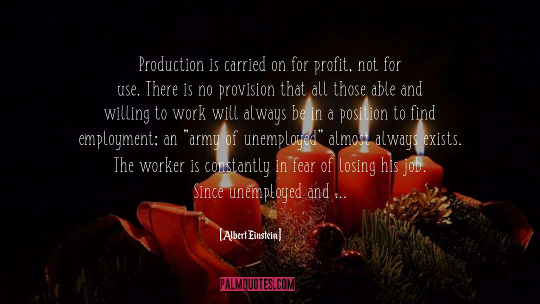 Over Production quotes by Albert Einstein