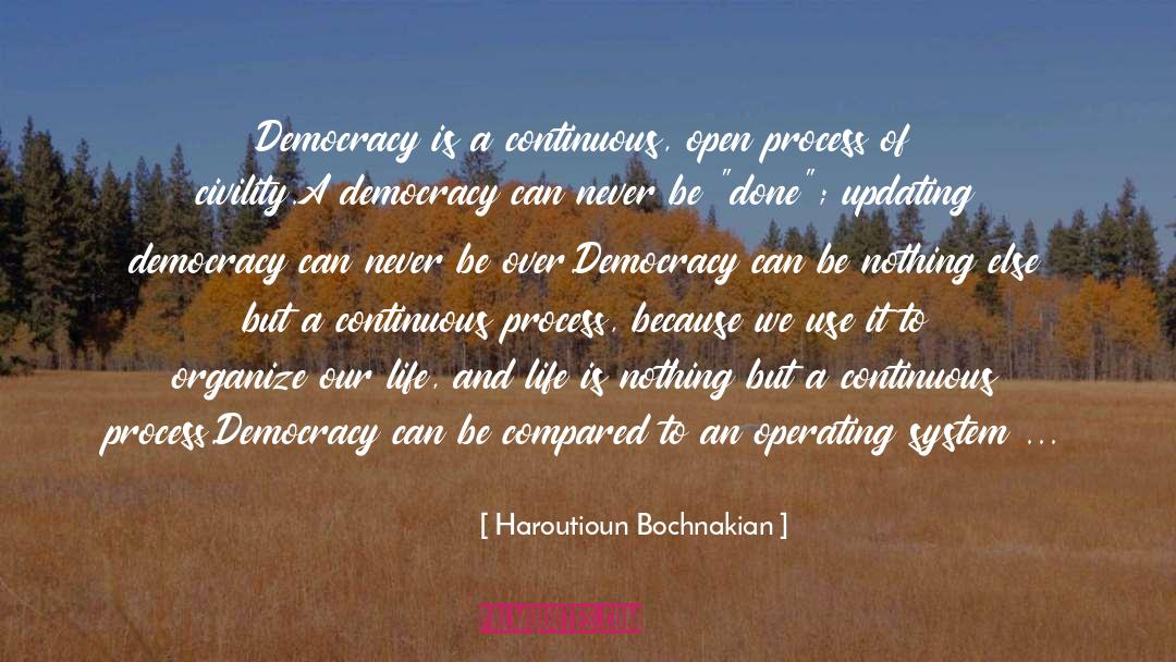 Over quotes by Haroutioun Bochnakian