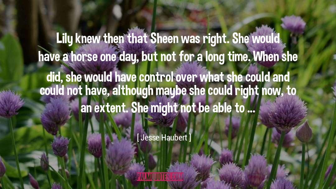 Over Sheen Color quotes by Jesse Haubert