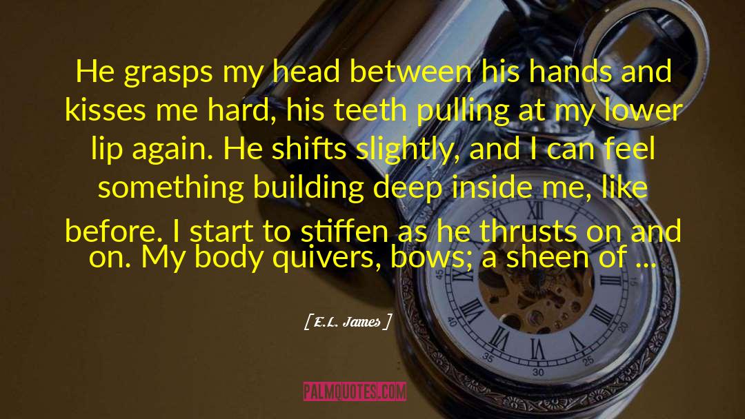 Over Sheen Color quotes by E.L. James