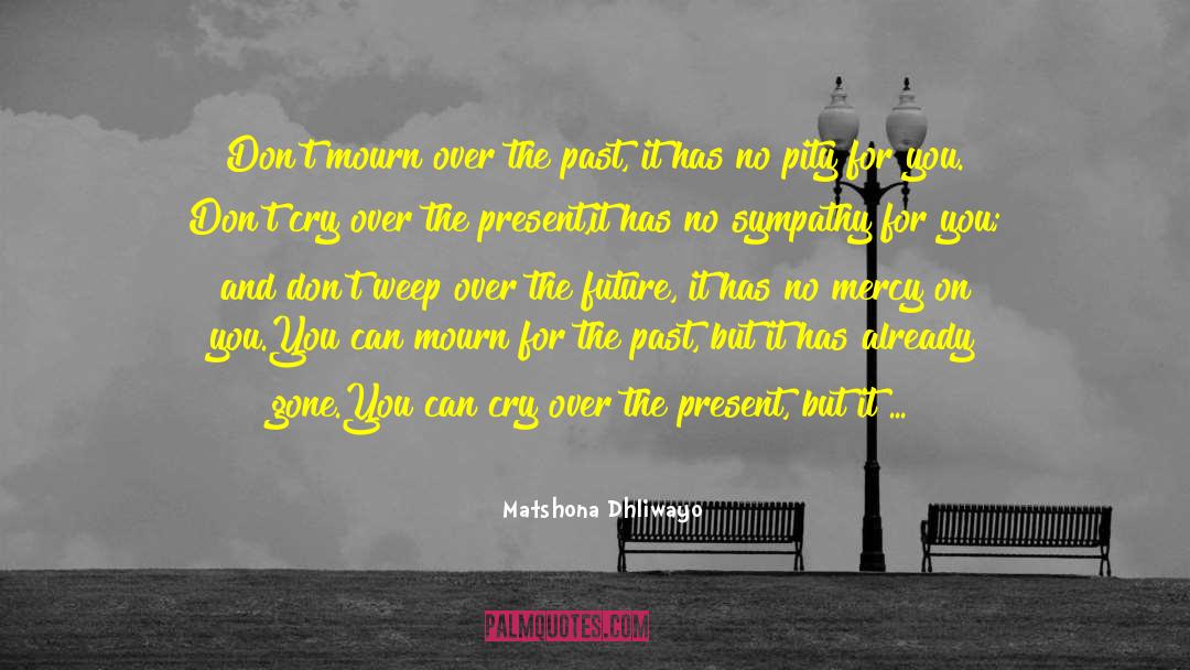 Over The Past quotes by Matshona Dhliwayo