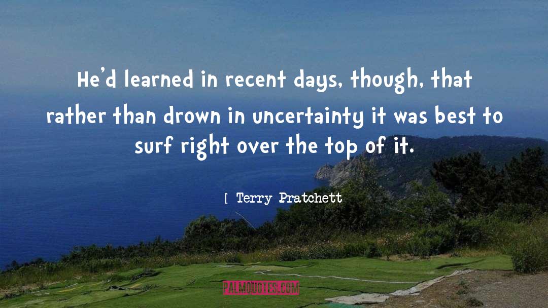Over The Top quotes by Terry Pratchett