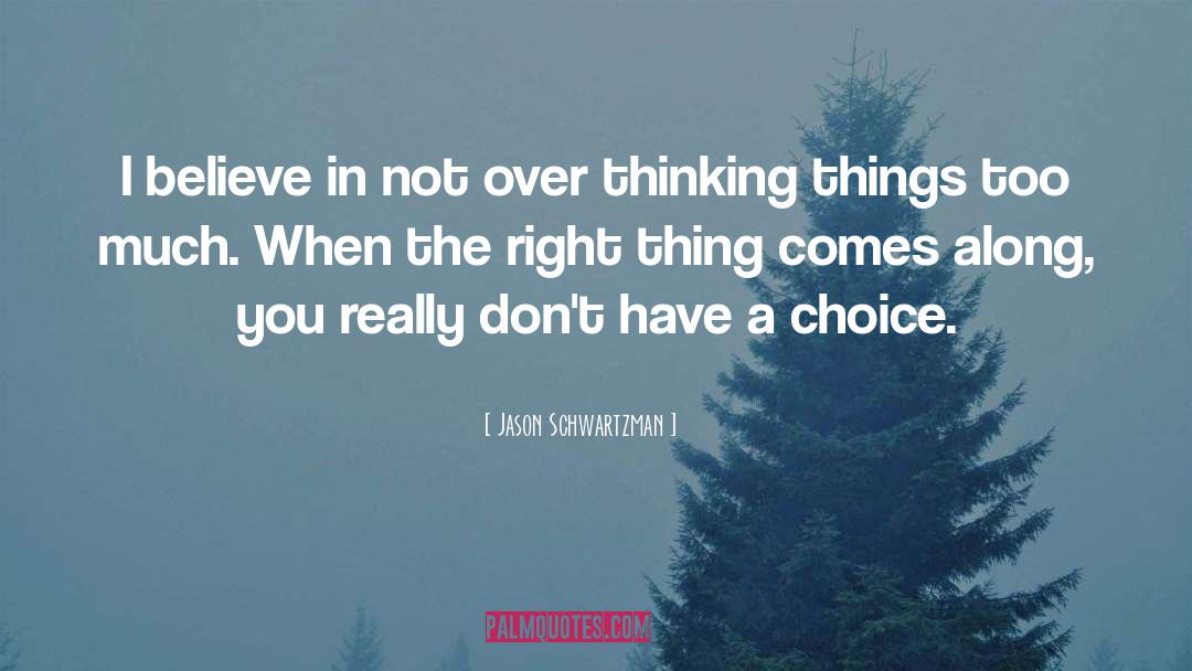Over Thinking quotes by Jason Schwartzman