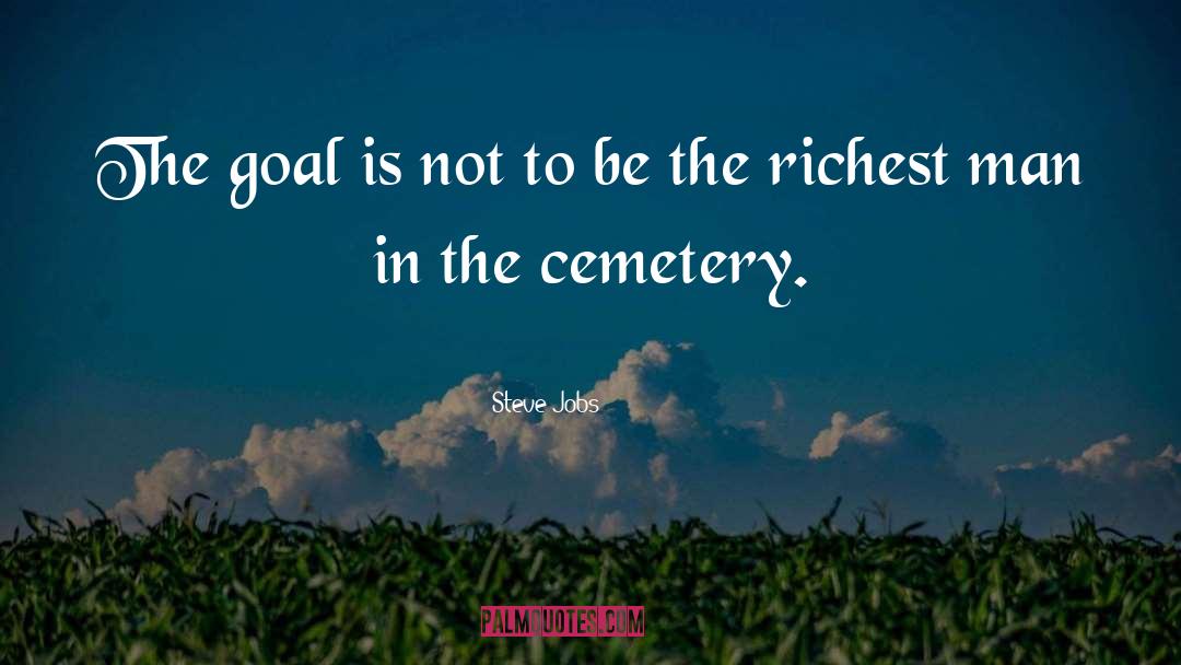 Overacker Cemetery quotes by Steve Jobs